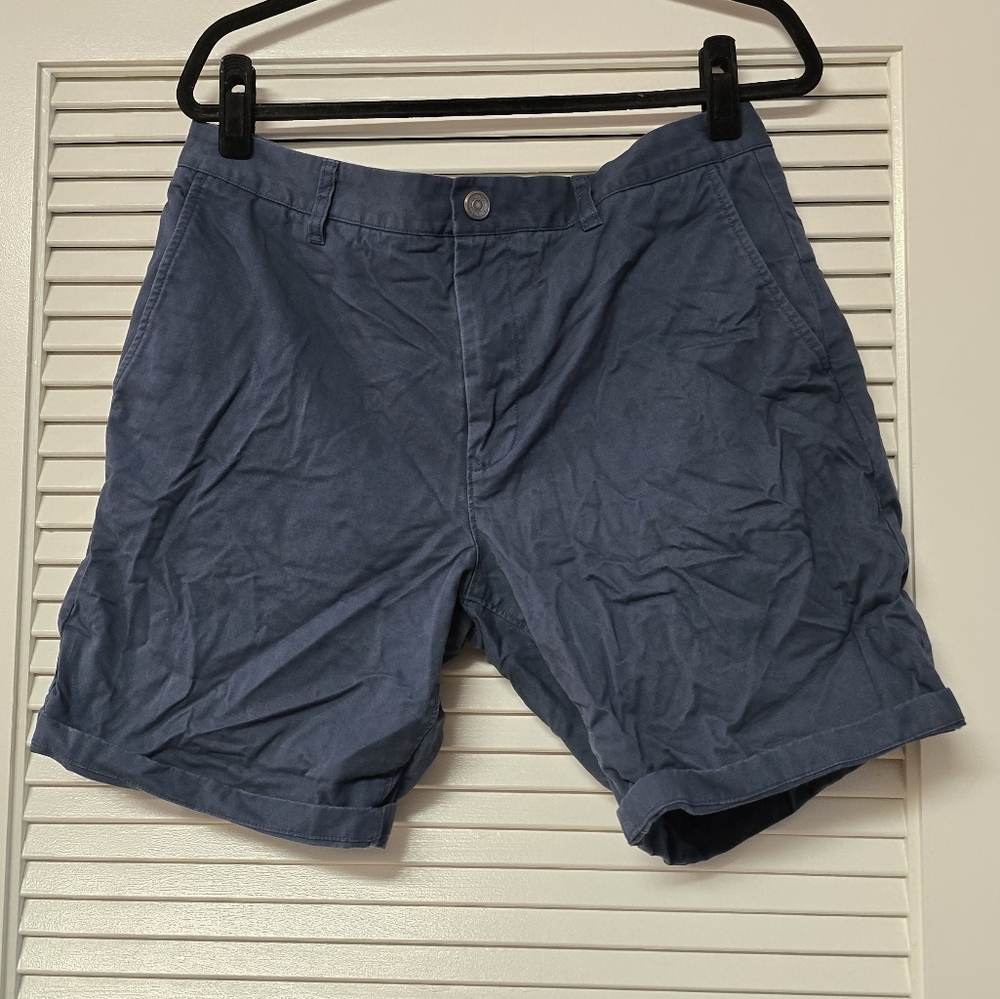 Bonobos - Men's Greyish Blue Shorts With Pockets